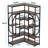 Industrial Style Display Rack,Bookcase,Corner Bookshelf