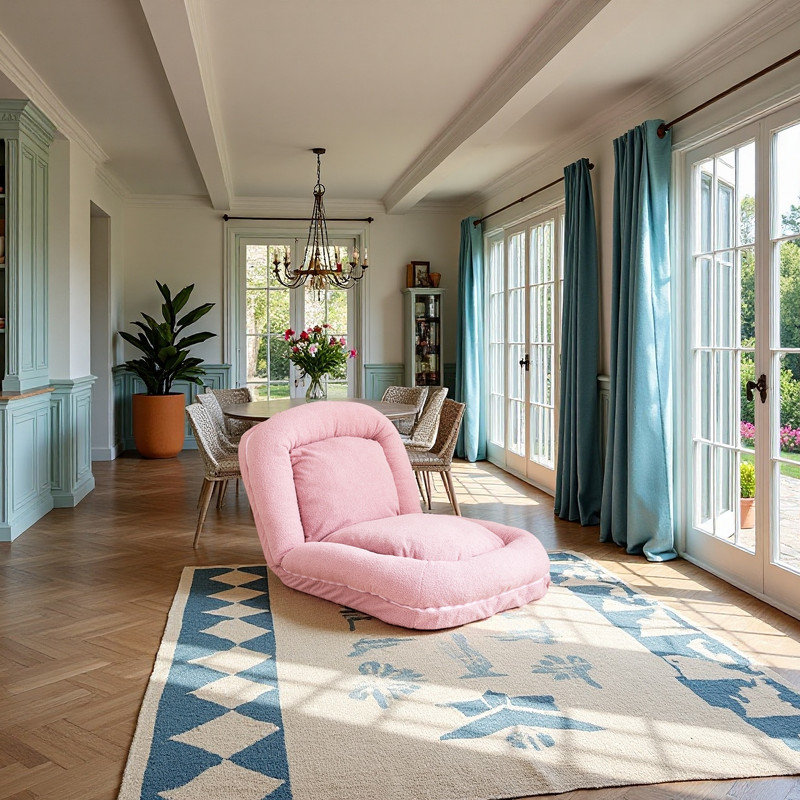 Fauteuil de jeu inclinable, Pink