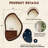 Irregular Wall Mirror, 35"x24" Wood Bathroom Mirror ,Dark Walnut Rustic Farmhouse Vanity Mirror for Bathroom Bedroom Living Room Entryway, Horizontal/Vertical