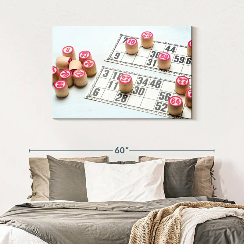Senne Bingo Game, 30" H x 45" W