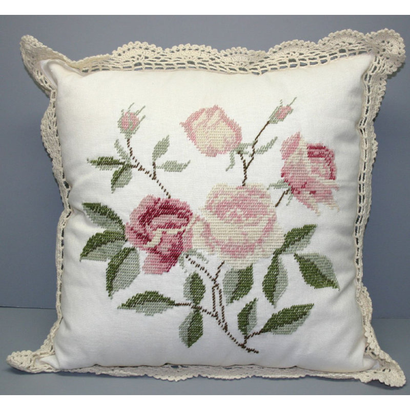 Housse de coussin en coton Hallee