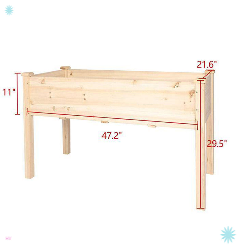 Ensemble de jardinière surélevée pour jardin