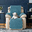 Housse matelassée et réversible pour fauteuil inclinable-50890289-50890888