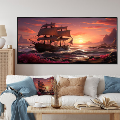 Caraïbes, crique de pirate 1 - Art mural pirate