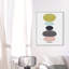 «Abstract Perfect Balance Circle Shapes», reproduction d'art graphique sur papier encadré-66812580-66812582