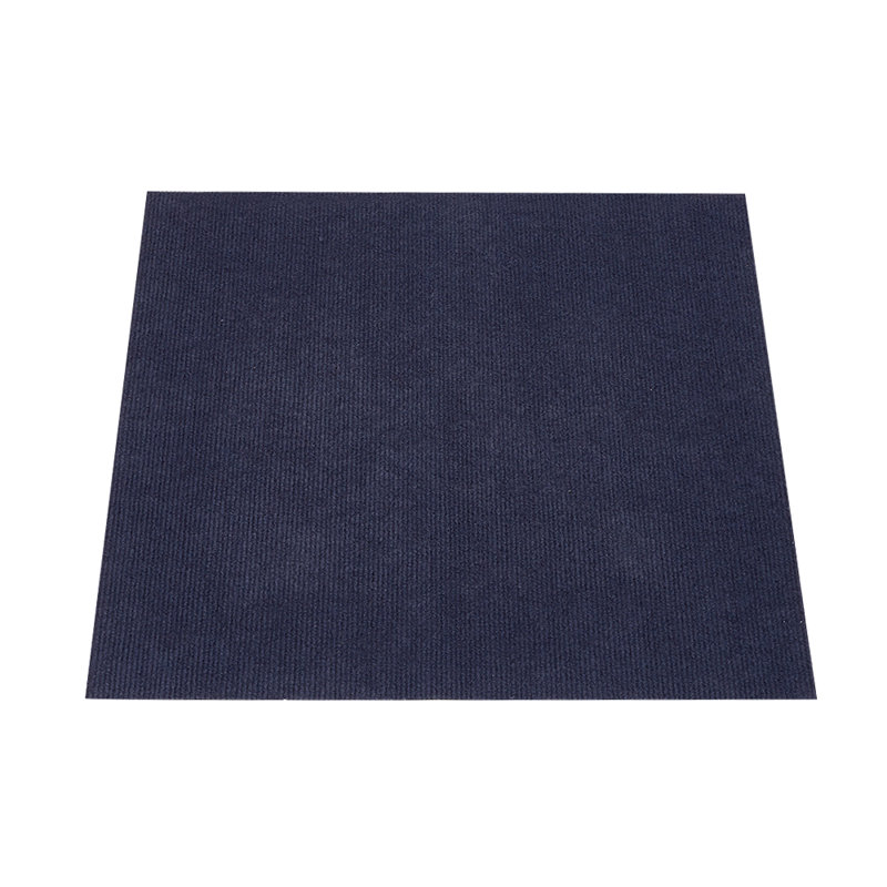 10pcs Polyester Self Adhesive Carpet Tiles, Blue