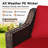 5-piece Outdoor Wicker Swivel Chair Set With Ottomans & Side Table, Rattan Patio Conversation Furniture With Cushions For Porch, Balcony, Backyard-1394612774