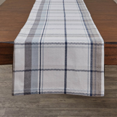 Saviah Rectangular Plaid Table Runner