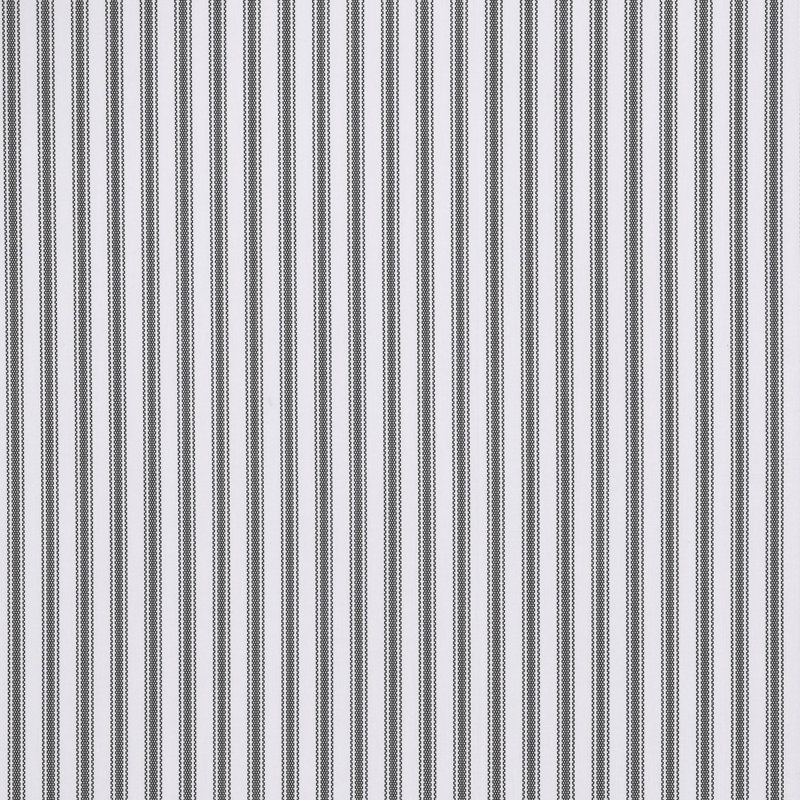 Tissu 100% coton Blass Ticking, Noir