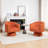 Chynna Velvet Swivel Barrel Chair-686696751