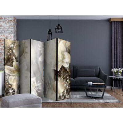 Amber 225cm W x 172cm H 5 - Panel Folding Room Divider