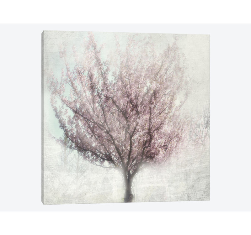 Fleur de printemps i, reproduction d’art sur toile tendue, H 37 po x l 37 po x P 1,5 po, Toile tendue, Pas de tapis