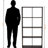 Wind Dark Brown 8-Cube Multipurpose Storage Shelf, 61.8" H X 30.78" W X 11.07" D
