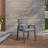 Letendre 9-Piece Outdoor Dining Set Rectangular Dining Table with Slats and 8 Arm Chairs in Aluminum-94345650