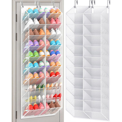 Range-chaussures à 10 niveaux, pouvant accueillir 30 paires, avec rangement à chaussures pour portes