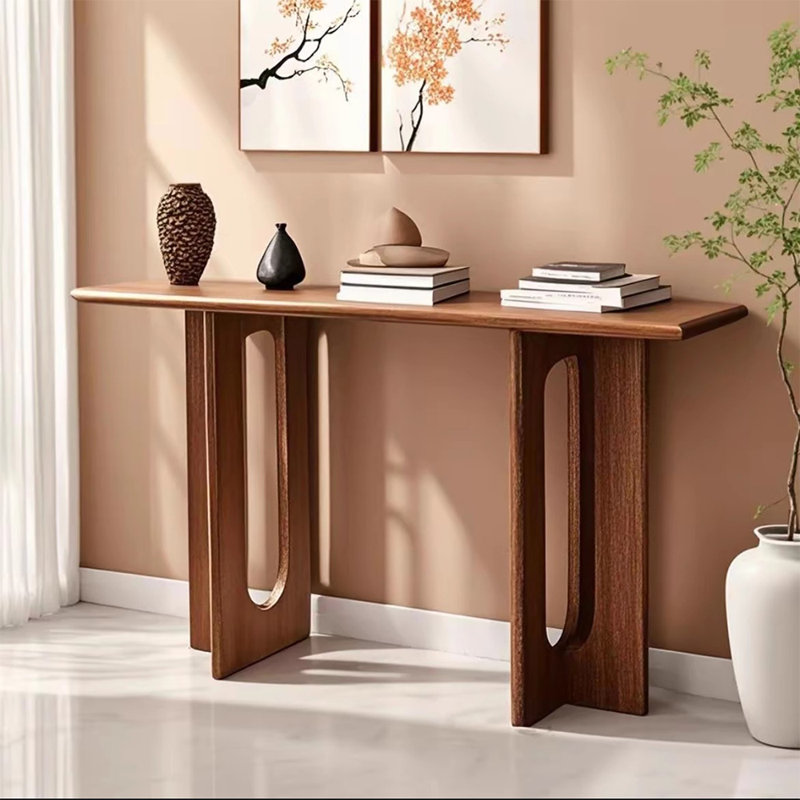 Modern full solid wood porch table., 31.5" H x 55" W x 11.8" D