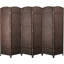 Paravent en osier 6 panneaux de 6 pi de hauteur - Brun-1031694908-1032041852