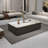 Light luxury rectangular rock table-110496971