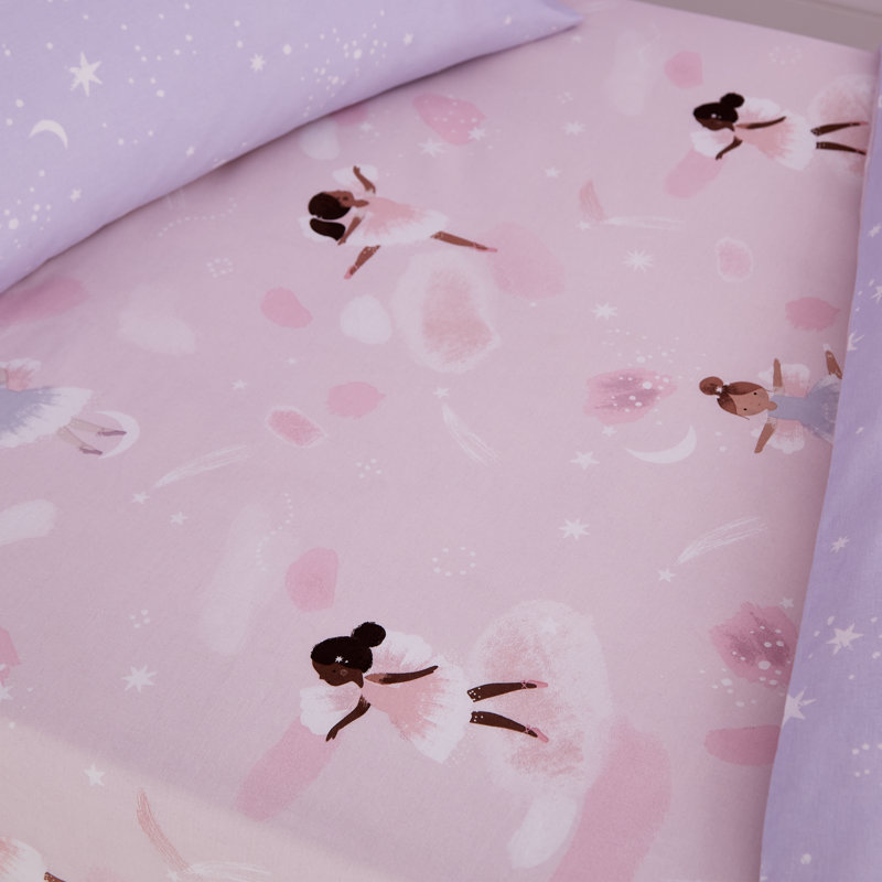 Dancing Fairies Fitted Sheet, Cot Bed / Todller ( 79 x 140 cm )