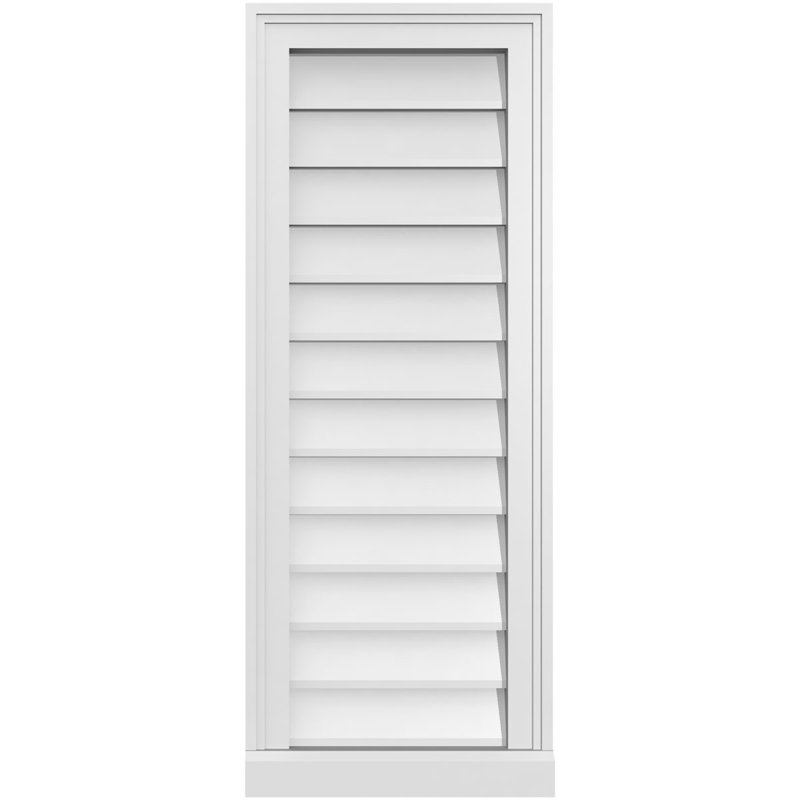 Cadre de seuil Brickmould, brun clair apprêté, H 36 po x l 14 po x P 2 po