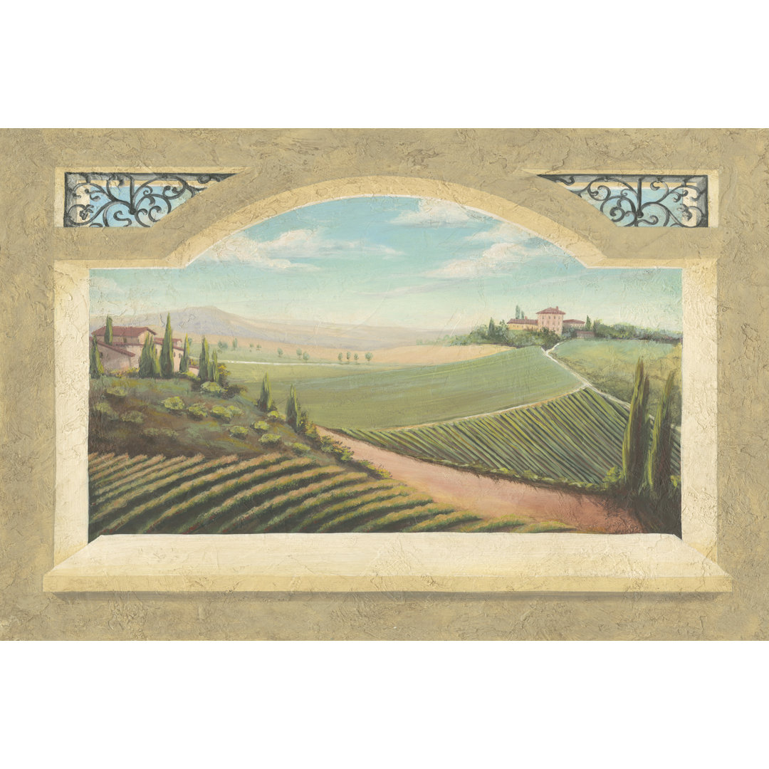 Leinwandbild Vineyard Window I von Joelle McIntyre