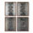Stacked Halos I Framed Print - Set of 4-922760377-922760356