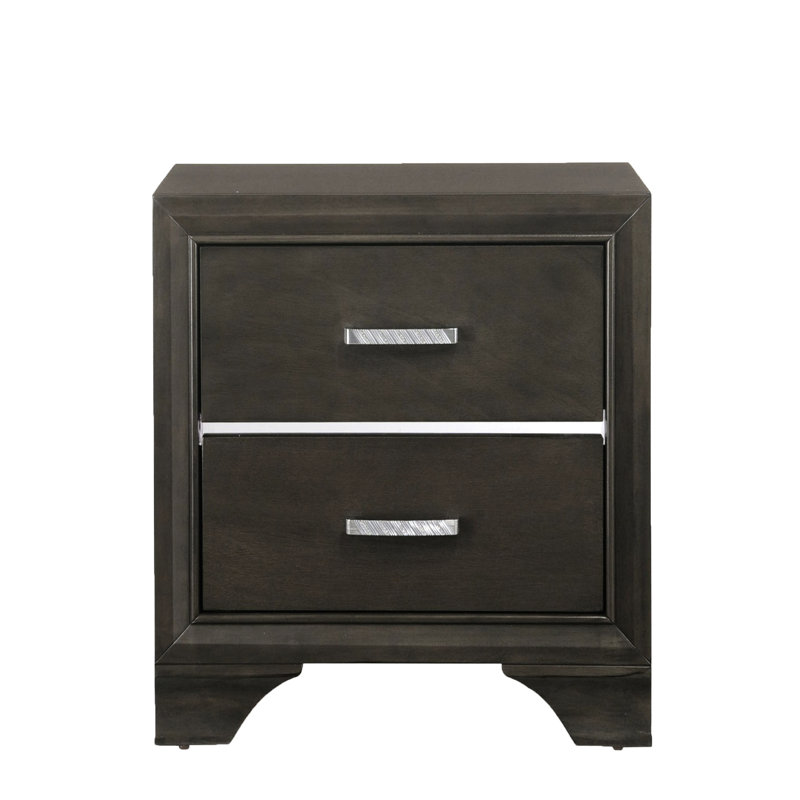 Rustic Grey Bedroom 2 Nightstand With And Practical Functionality For Bedroom, Features Elegance