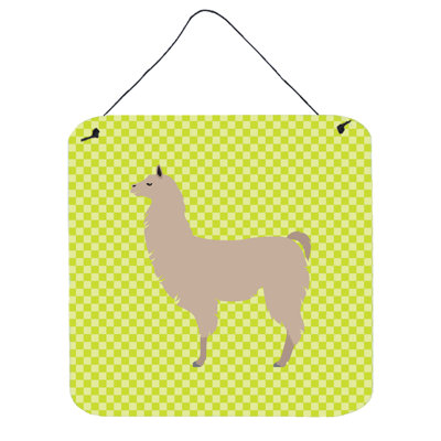 Décoration murale llama check