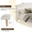 Upholstered Platm Bed With Wingback Headboard-378184987