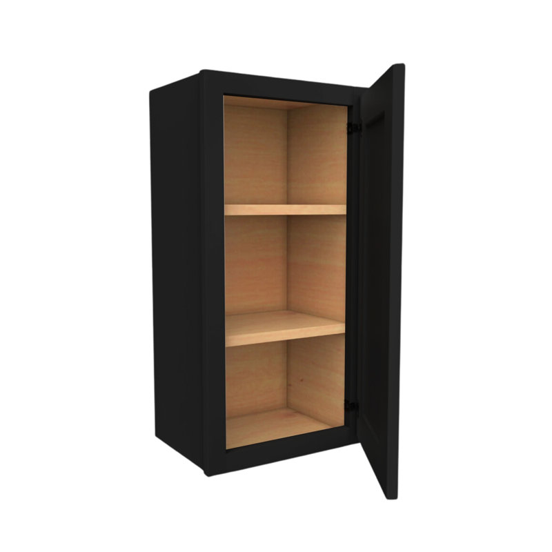 Armoire murale W0936, 36", Noir, 12"