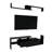 Alvaro 60.2'' 2 Pc 1-Drawer Floating TV Stand Media Console with Open Shelves-93284038