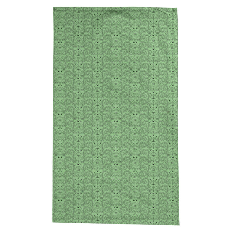 Leffel Geometric Tablecloth, Green