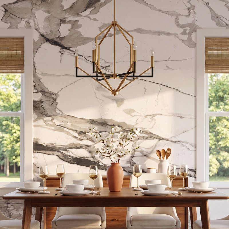 Veola Wall Murals, Black/White