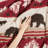 Full/Queen Print Sherpa Comforter Set-117492993