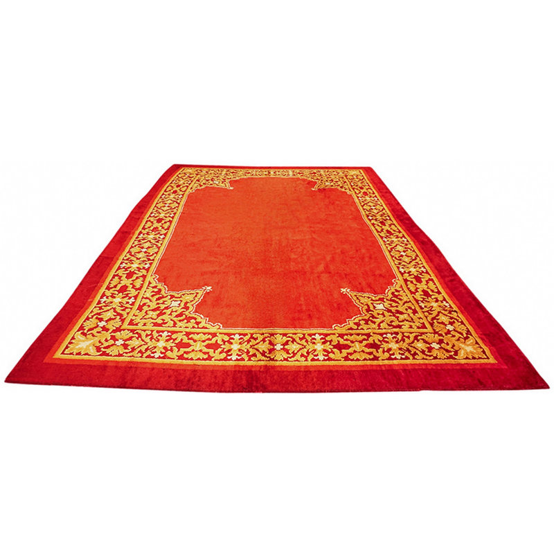 Tapis antique noué à l'aller