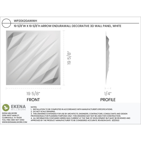 Dimensions du produit
