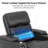 Power Reclining Home Theater Seating with Adjustable Headrest & Lumbar Support-1841017498