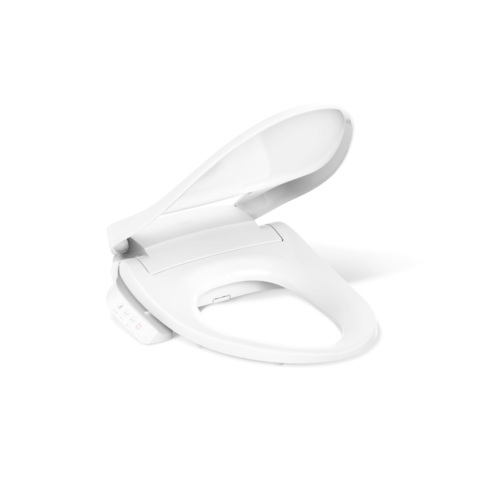 PureWash E545 Heated Bidet Toilet Seat, White