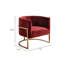 Fauteuil demi-tonneau en polyester capitonné de 31 po de largeur Balzourt-1726113048