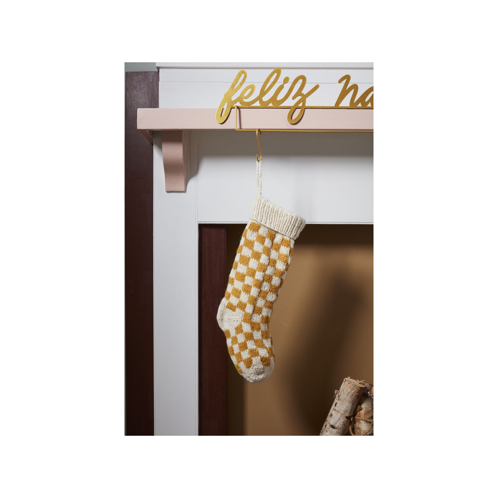 Damier Stocking, Gold