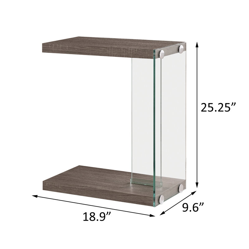 Filex 25.25'' tall C Table End Table