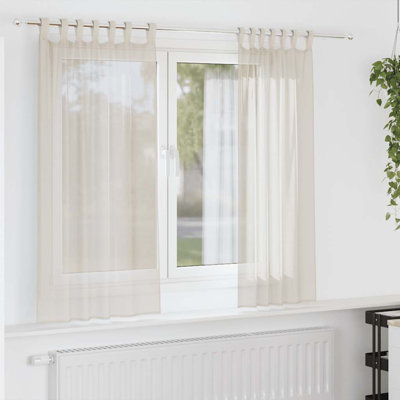 Semi Sheer Curtain Pair