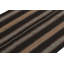 Wool Striped Area Rug in Black/Gray/Beige