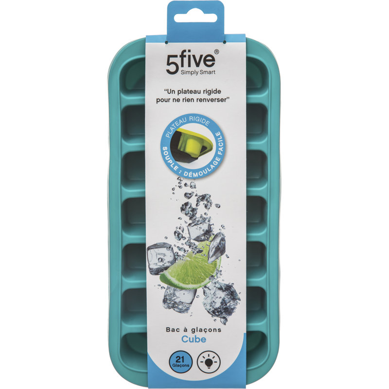 21 Hole with Base Ice Cube Tray, Blue
