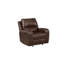 Fauteuil inclinable et oscillant en cuir Joela-94566790-99401252
