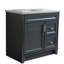 Ensemble de meuble-lavabo simple 37 po Eason-704687295
