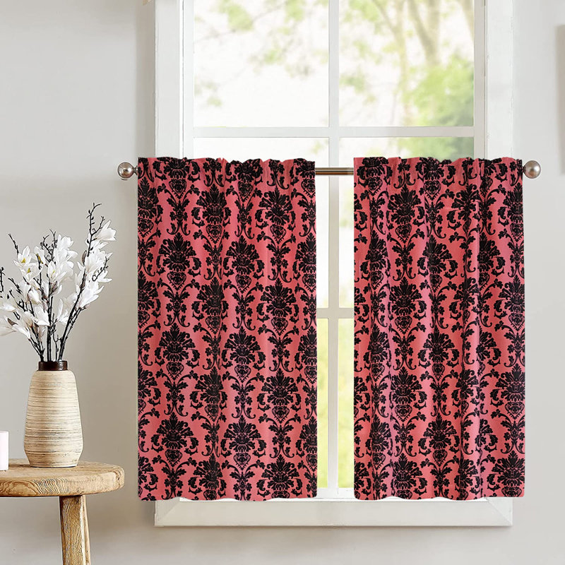 Rideaux Popeline, Coral