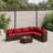 Latitude Run® Patio Sofa Set With Cushions Poly Rattan-1784150222-1784150220-1784150225