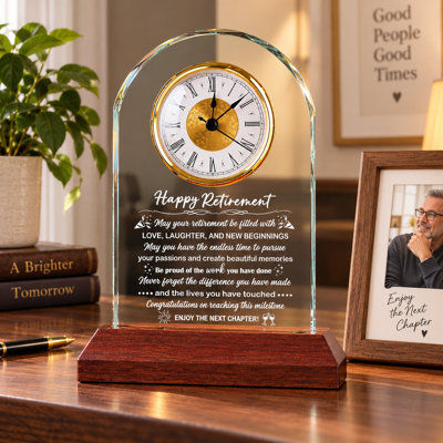 Horloges cadeaux pour une retraite heureuse