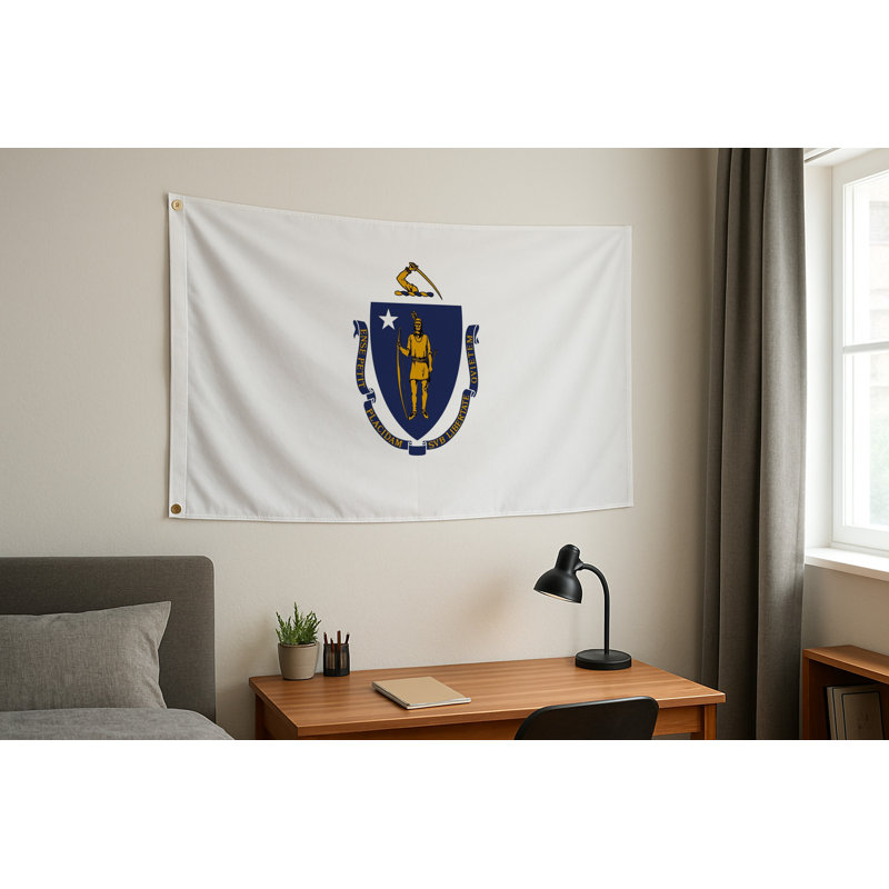 Drapeau de l'État du Massachusetts — Drapeau